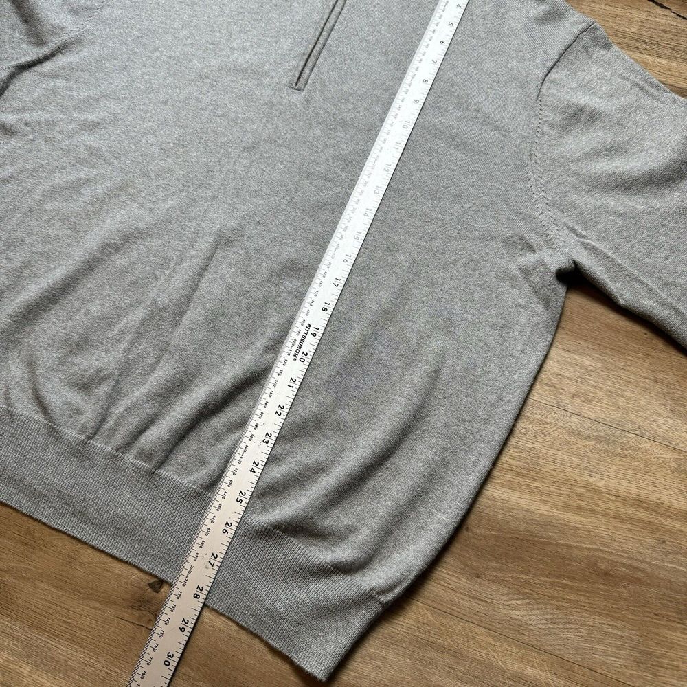 Orvis Gray Zip Up Sweater - Picture 7 of 8